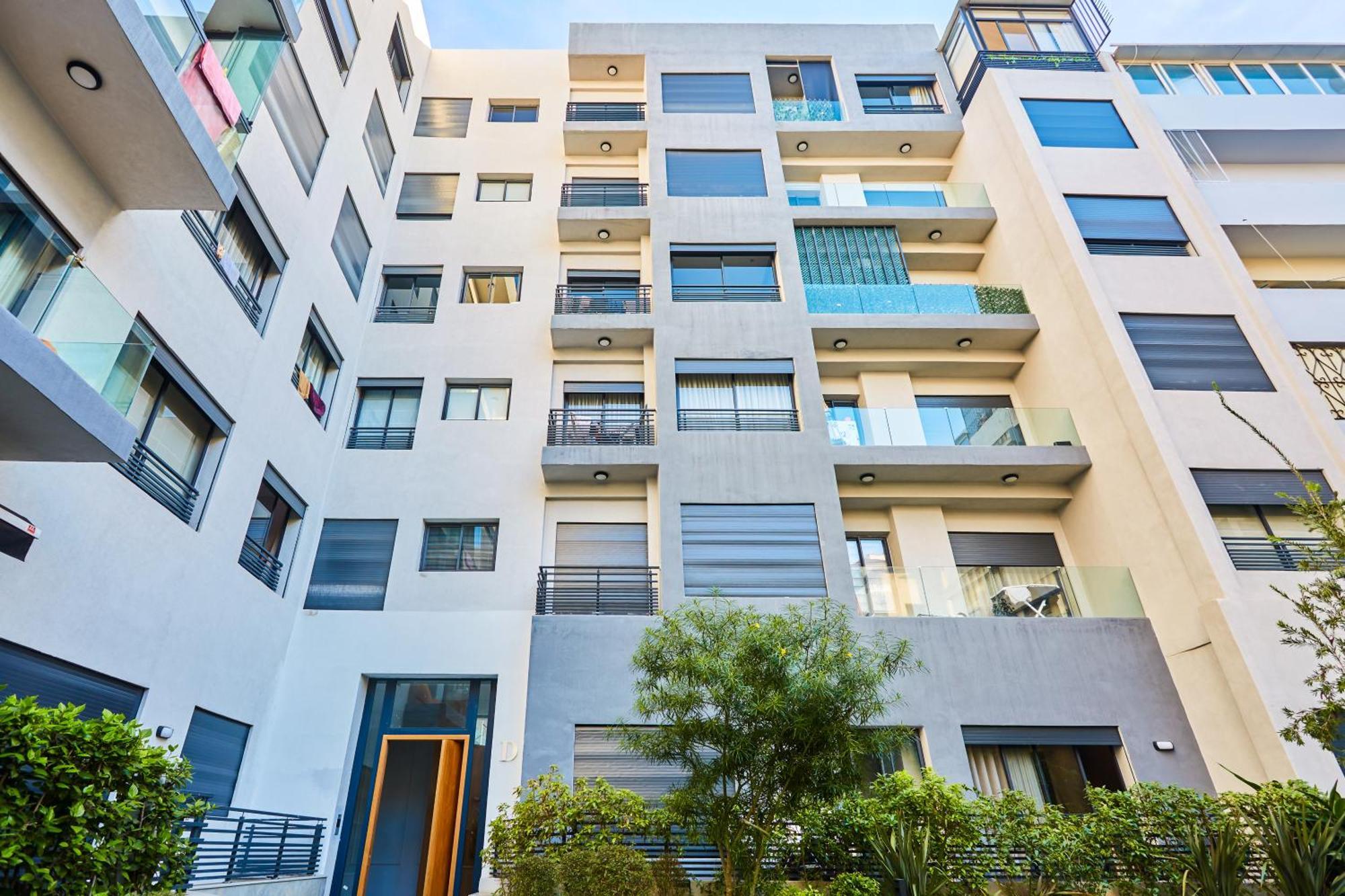 カサブランカSleek And Modern 2-Bed Unit In Downtown Casaアパートメント エクステリア 写真